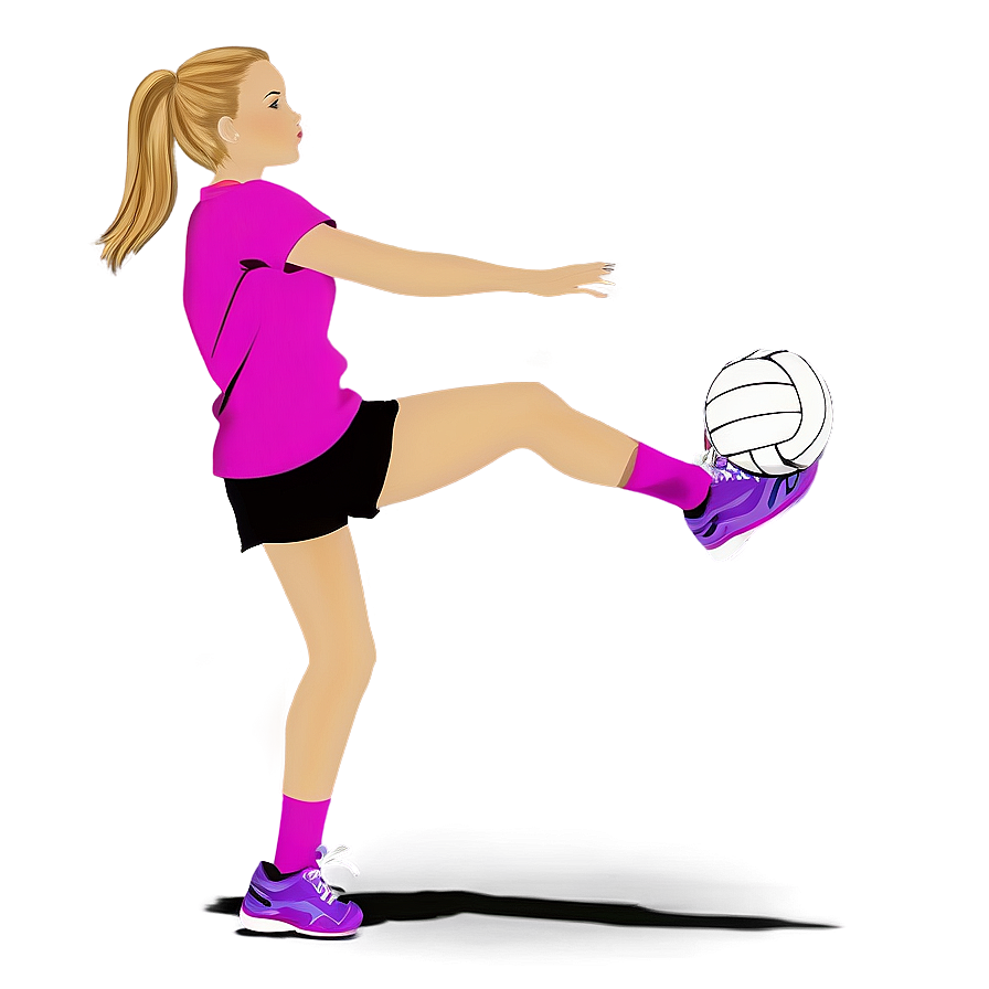 Volleyball Girl Silhouette Png 97