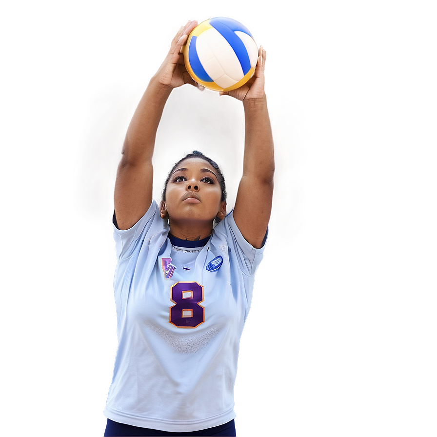 Volleyball Player With Ball Png Jfy51