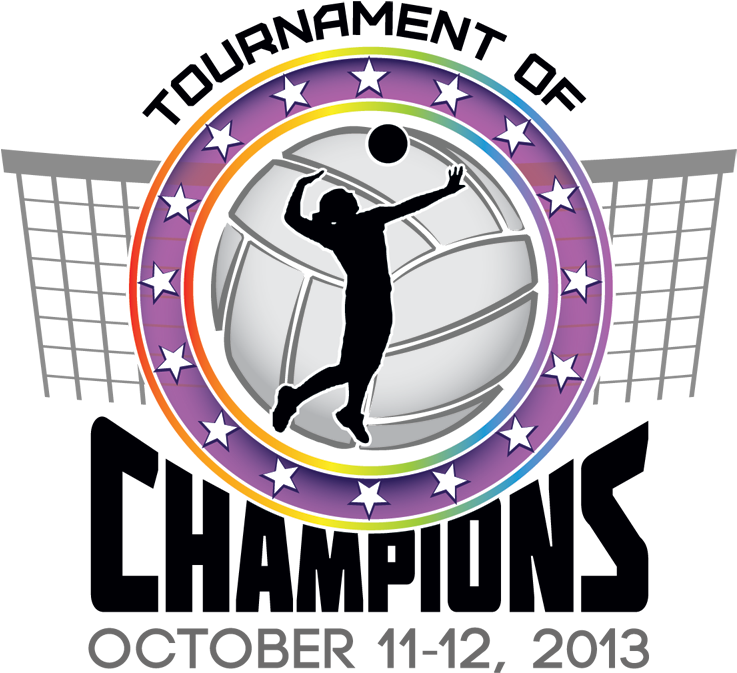 Volleyball Tournament Champions Logo2013