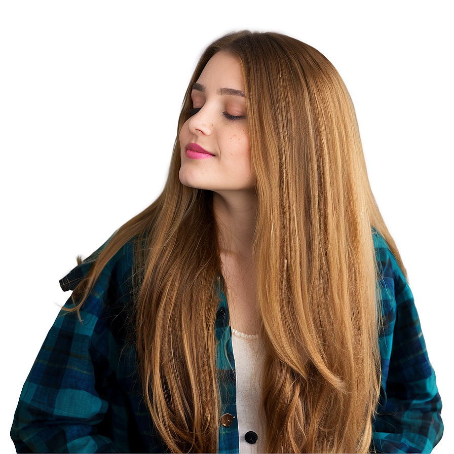 Voluminous Long Hair Png 05242024