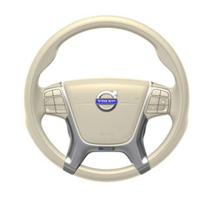 Volvo Beige Steering Wheel