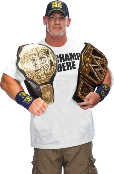 W W E Championwith Two Belts