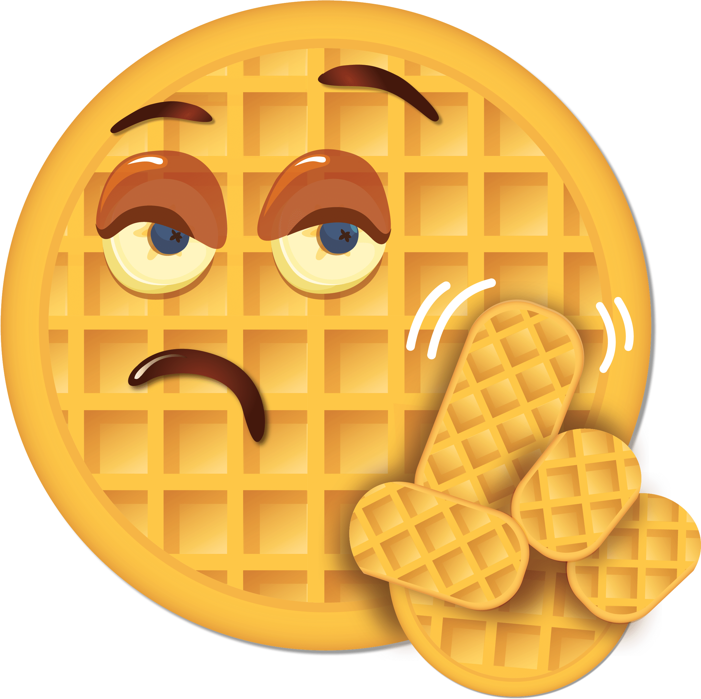 Waffle Sad Emoji