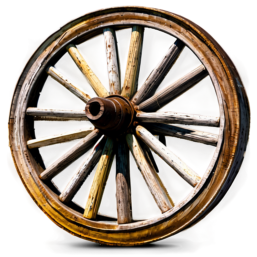 Wagon Wheel In Landscape Png Coe32