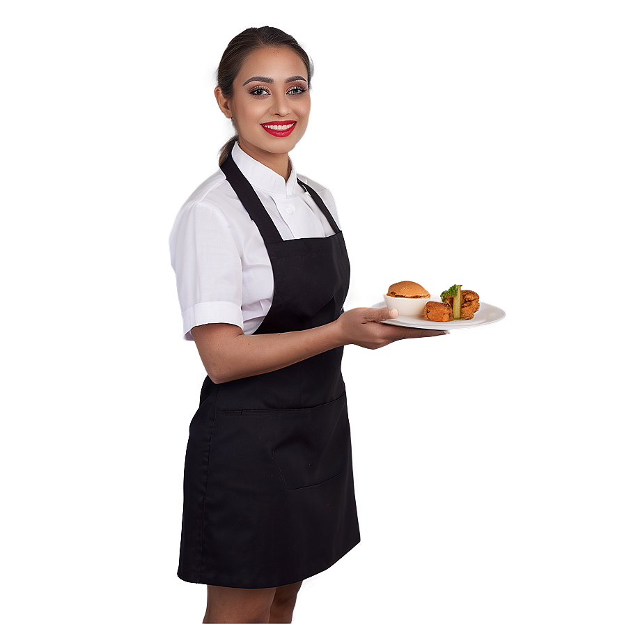 Waitress In Fine Dining Png 06272024