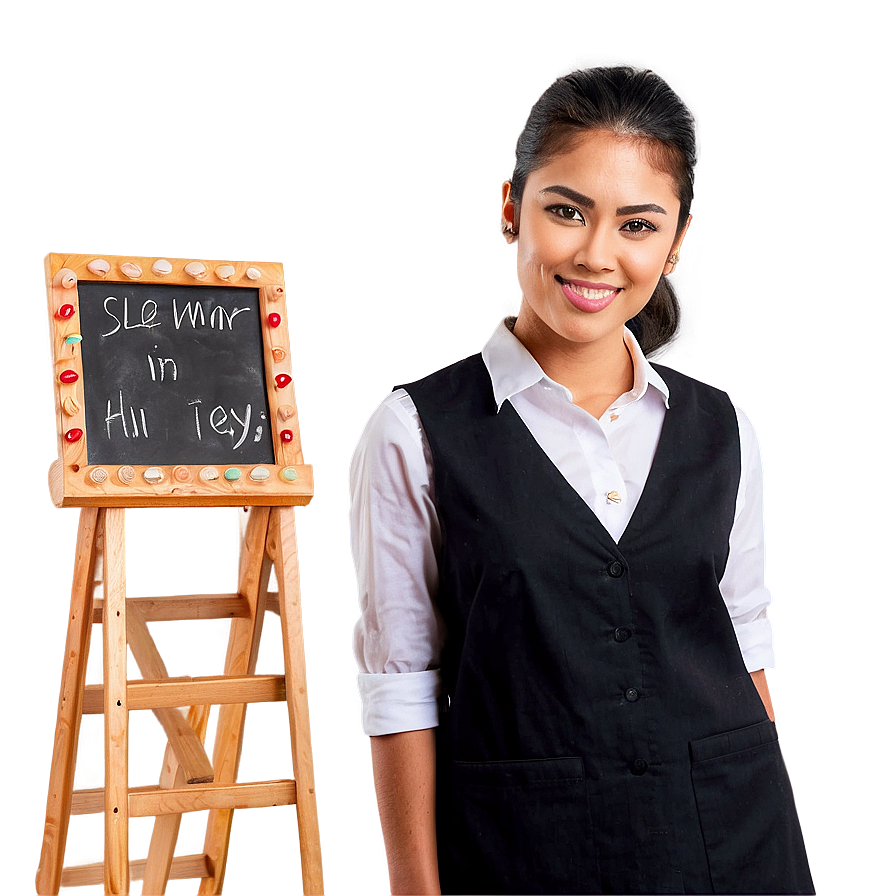 Waitress In Uniform Png Egi