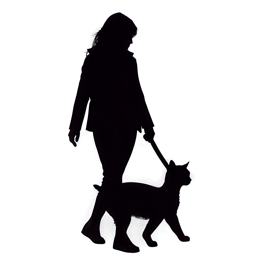 Walking Cat Silhouette Png Yqt30