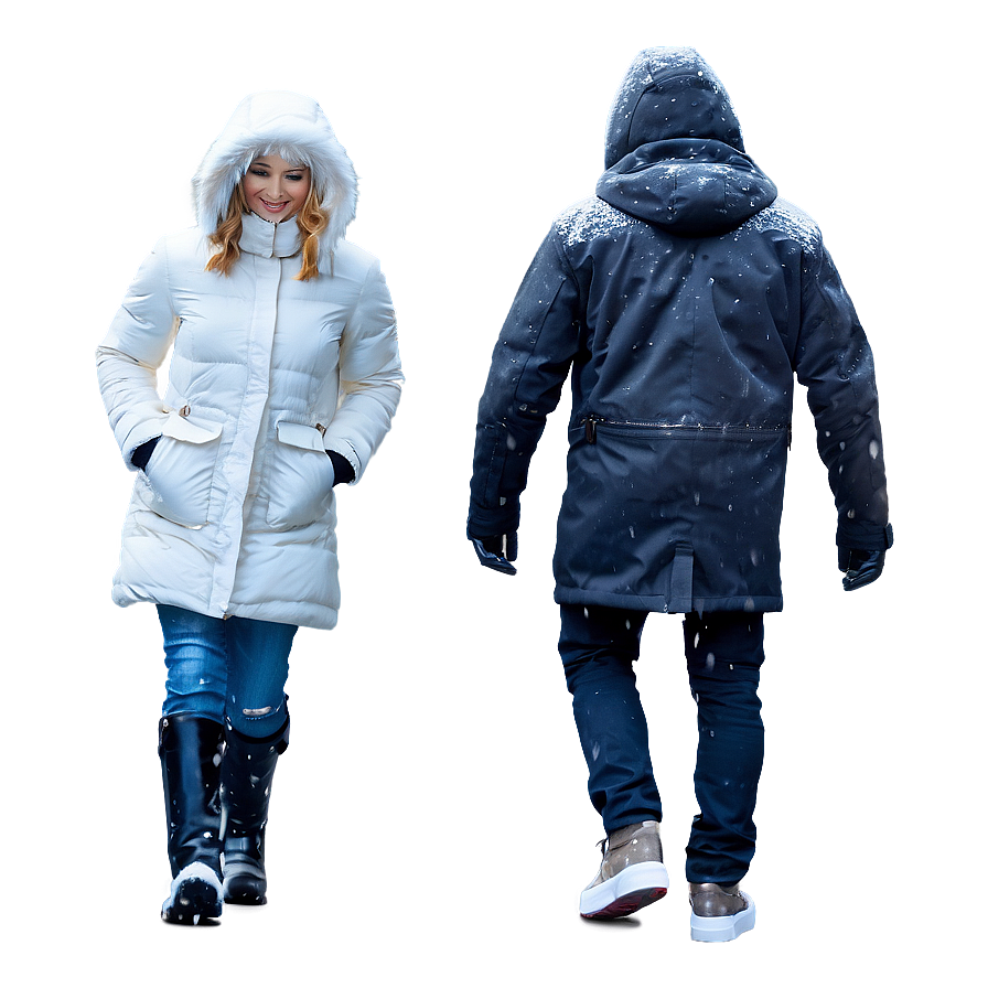 Walking In A Snowstorm Png 85