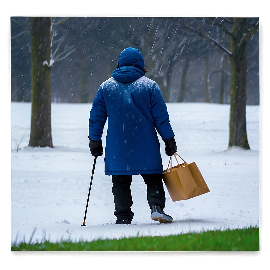 Walking In A Snowstorm Png Jmu41