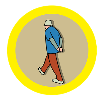 Walking Man Icon