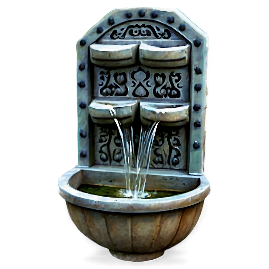 Wall Mounted Fountain Png 06122024