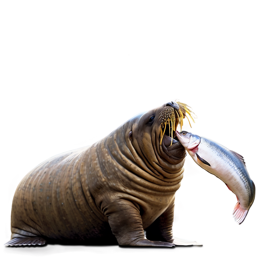 Walrus Eating Fish Png 54