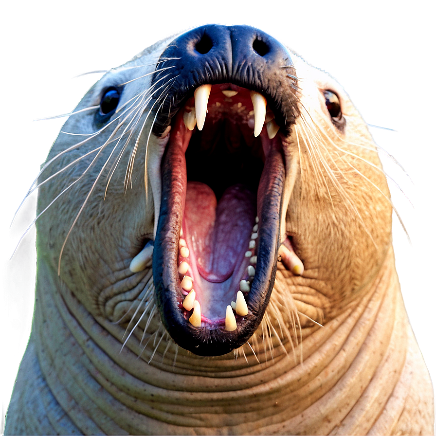 Walrus Roaring Loudly Png 83