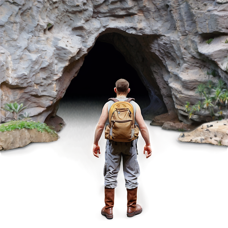 Wanderer In Cave Png 06212024