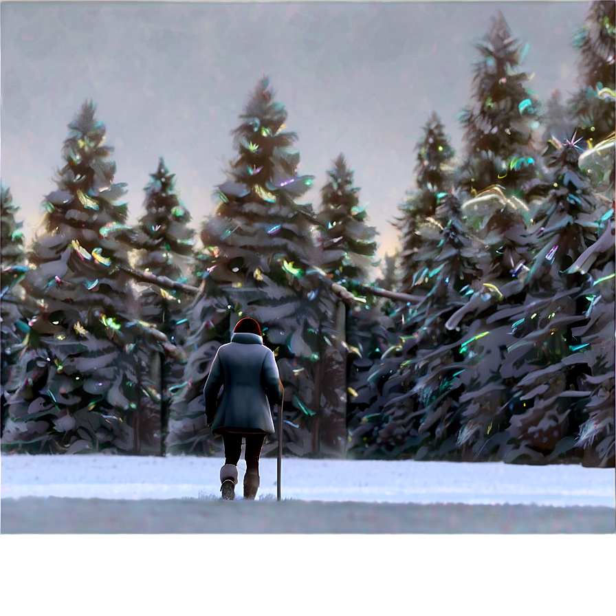 Wanderer In Snow Png 95