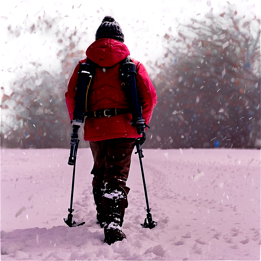 Wanderer In Snow Png Ban79