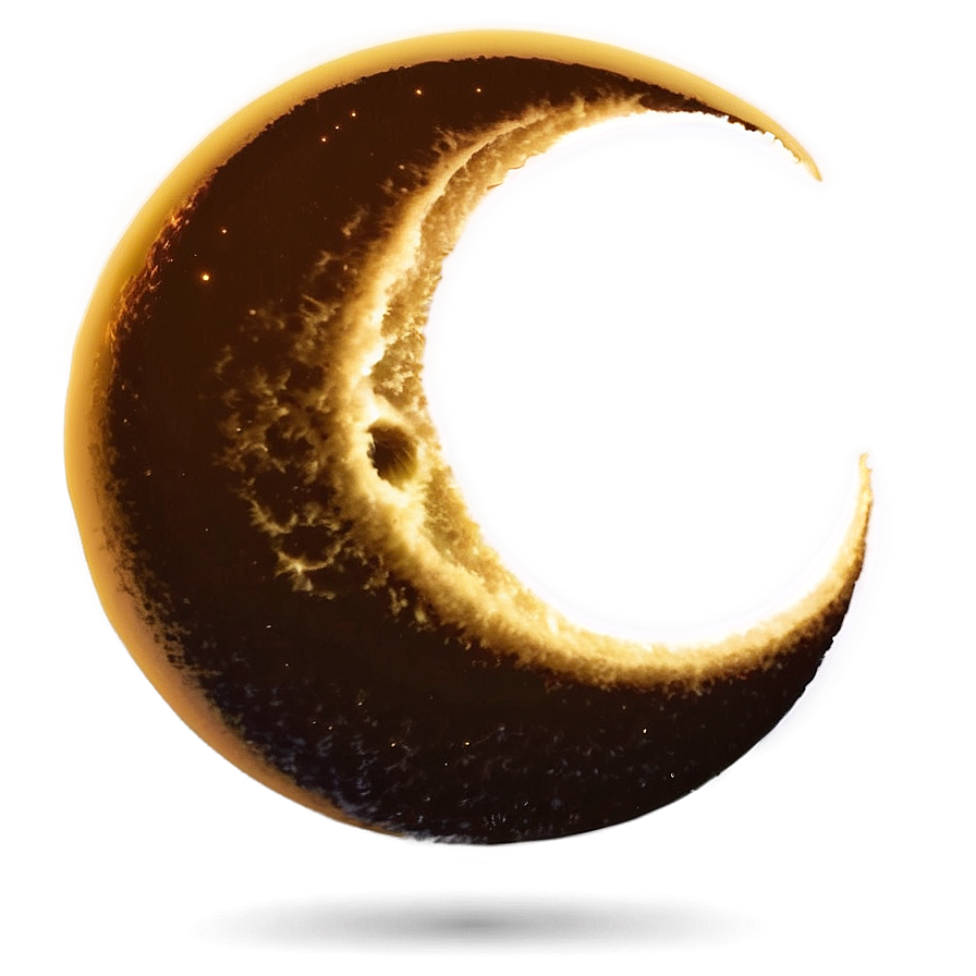 Waning Crescent Moon Png Gxg