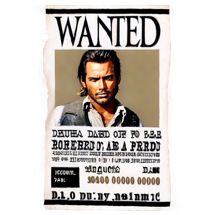 Wanted Bounty Poster Png Chi