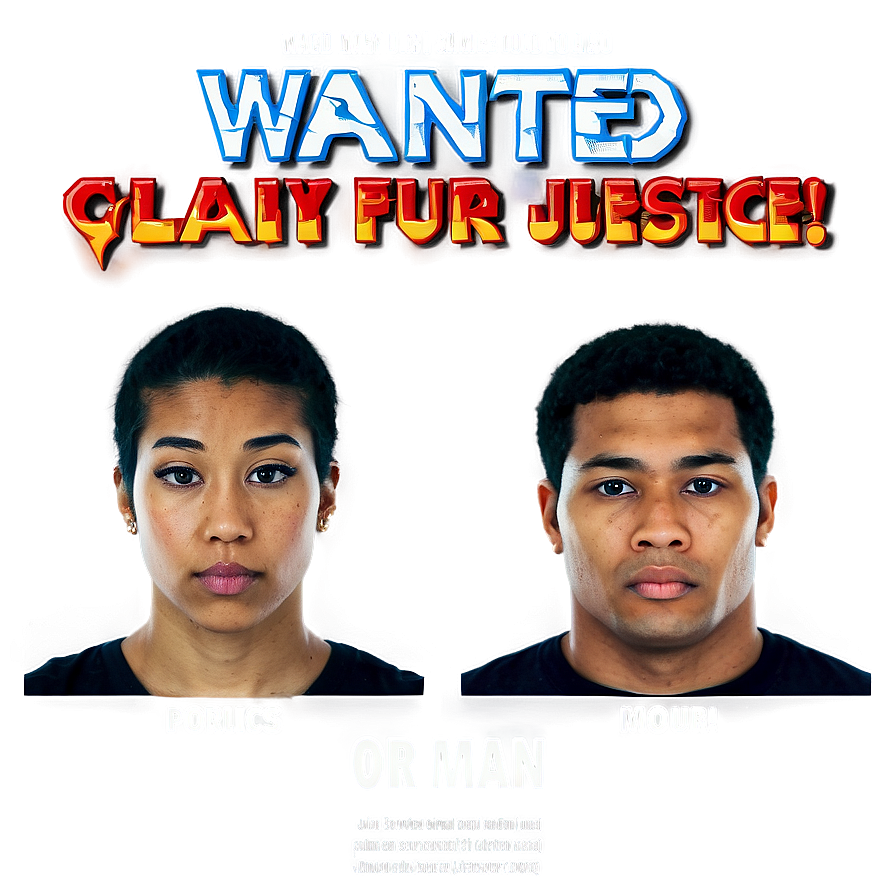 Wanted For Justice Png 06112024