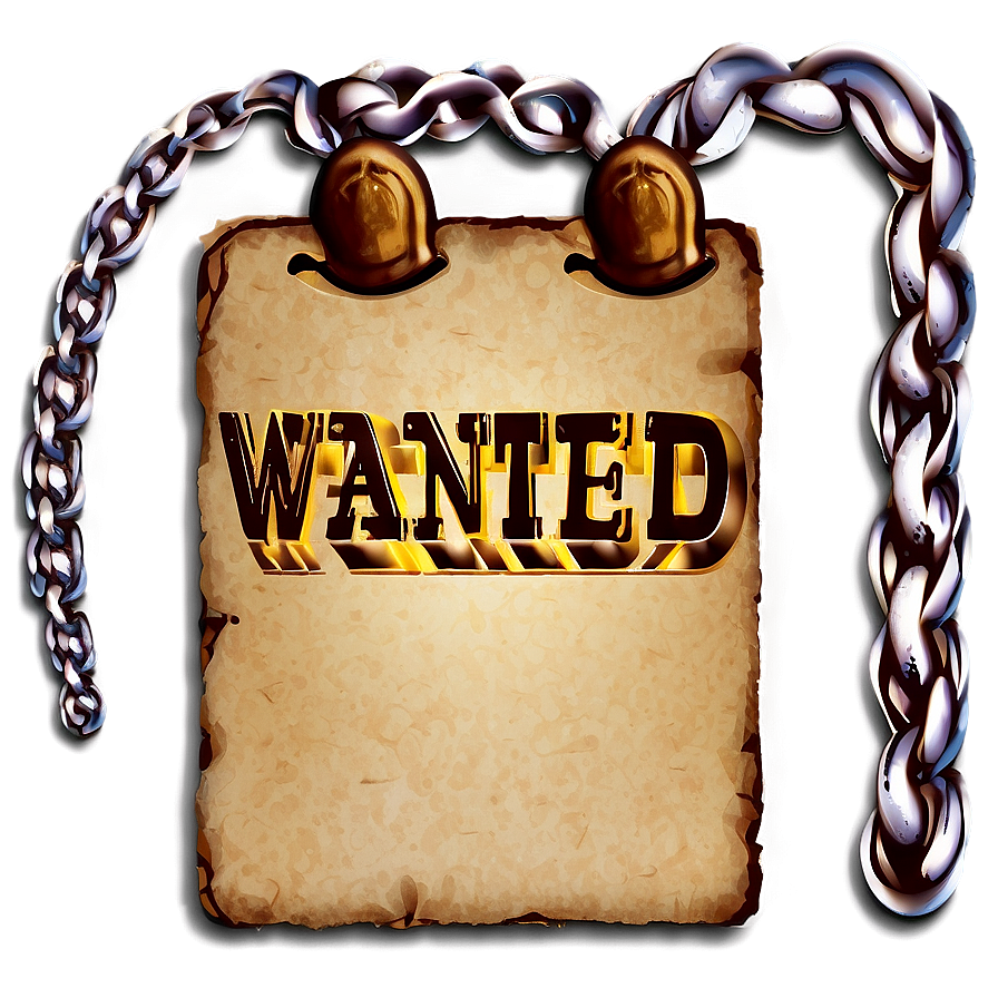 Wanted Sign Png 06112024