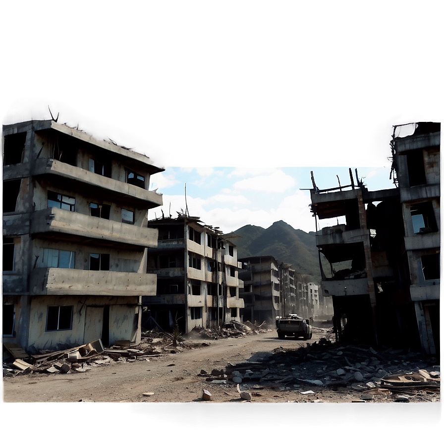 War-torn City Destruction Png Ies10