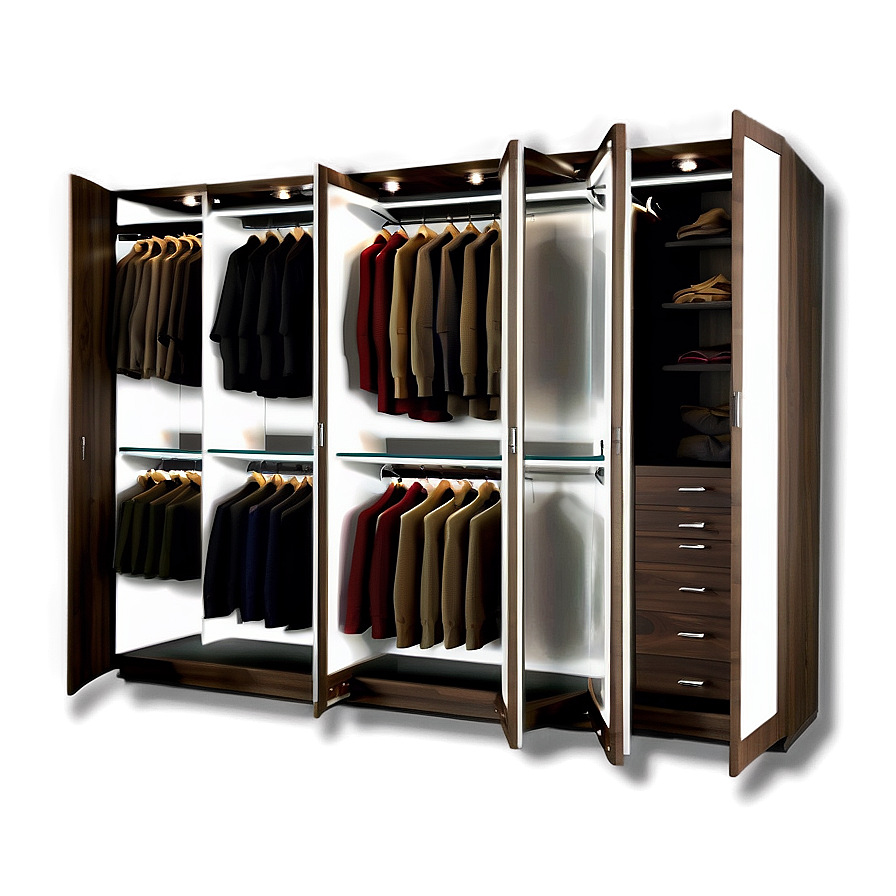 Wardrobe With Integrated Lighting Png 06282024