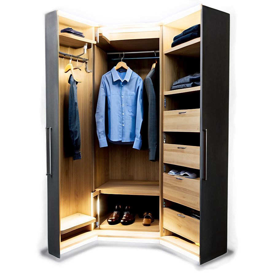 Wardrobe With Integrated Lighting Png 06282024