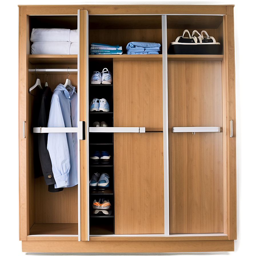 Wardrobe With Sliding Glass Doors Png 61