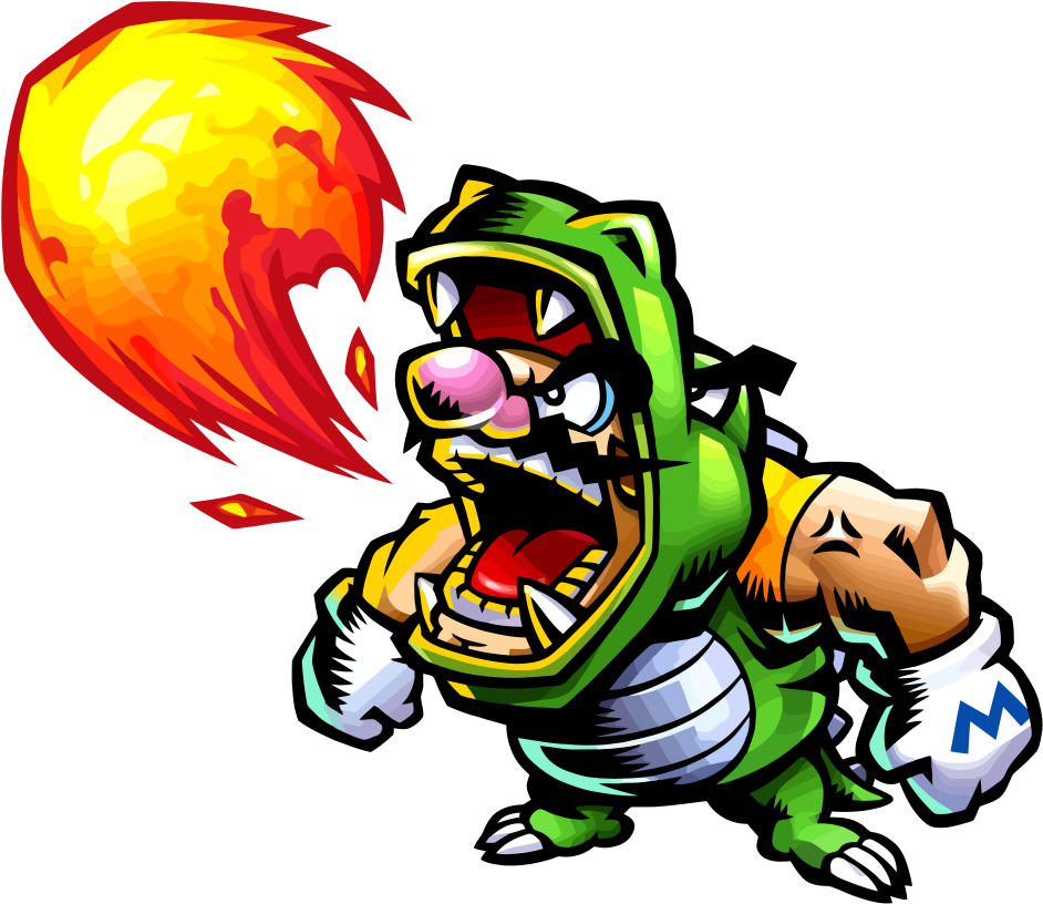 Wario_ Fire_ Breath_ Attack