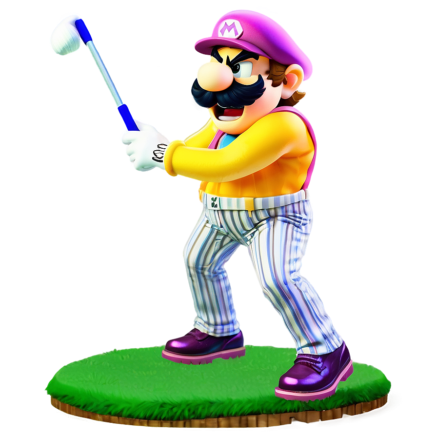 Wario Golf Swing Png 86