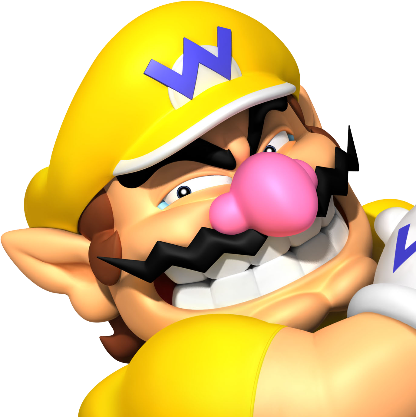 Wario Grinning Character Portrait