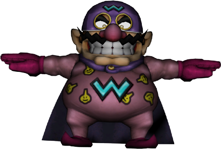 Wario3 D Model Pose