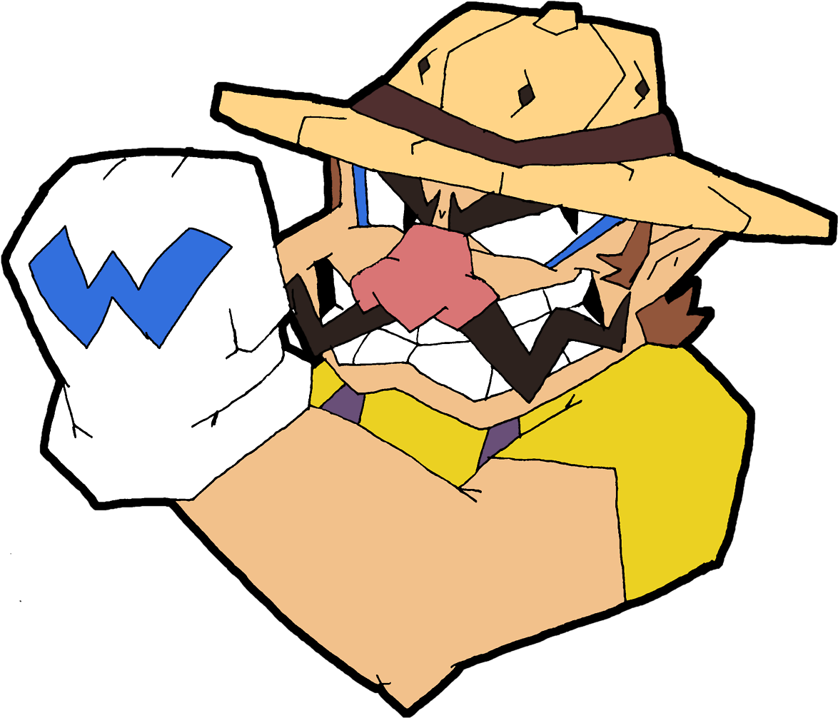 Warioin Straw Hat Illustration