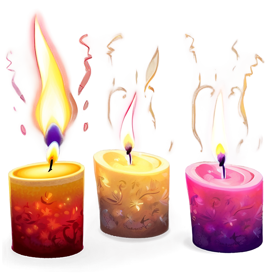 Warm Celebration Candlelight Png Xor