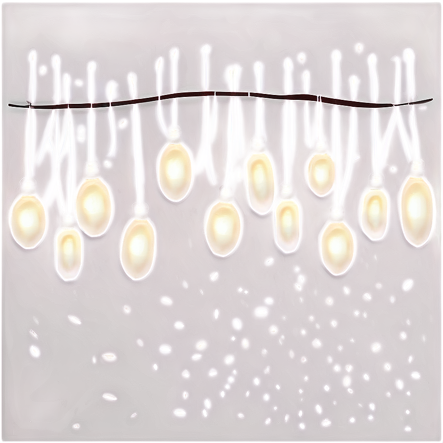 Warm White Christmas Lights Png Myc