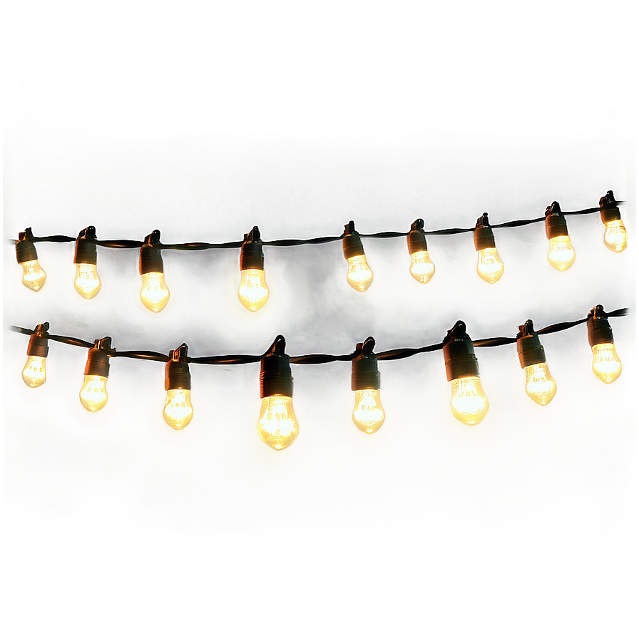 Warm White String Lights Png 16