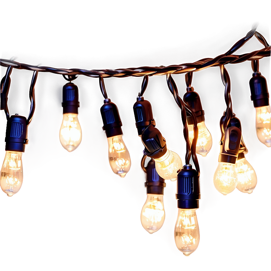 Warm White String Lights Png 65