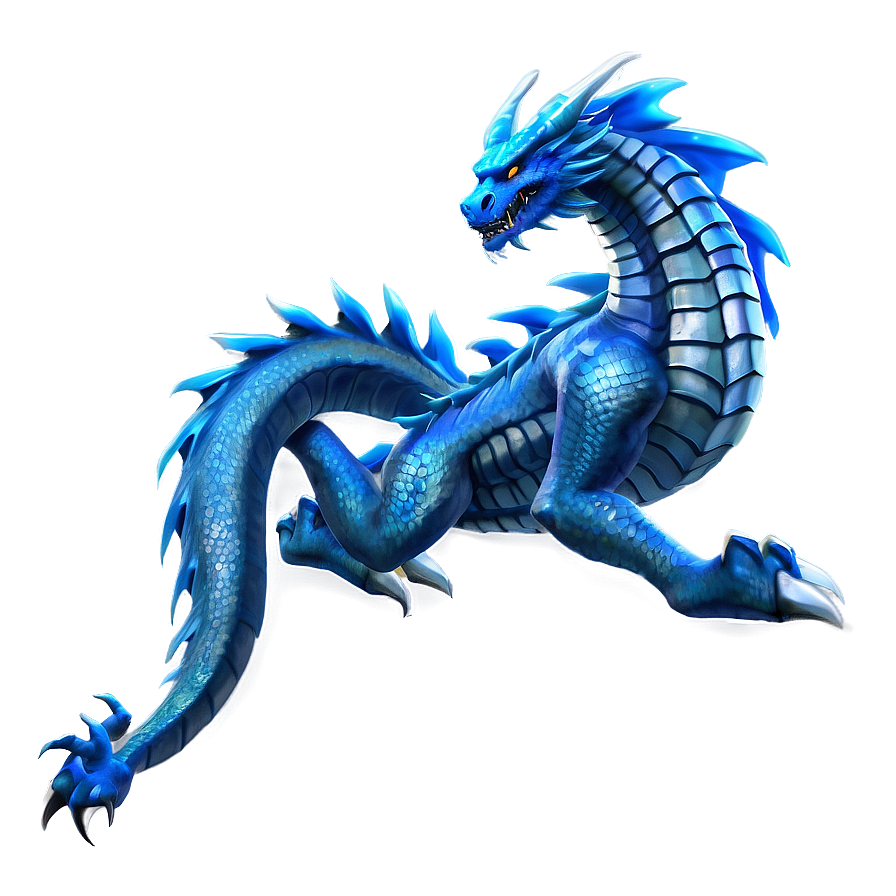 Warrior Blue Dragon Png 06252024