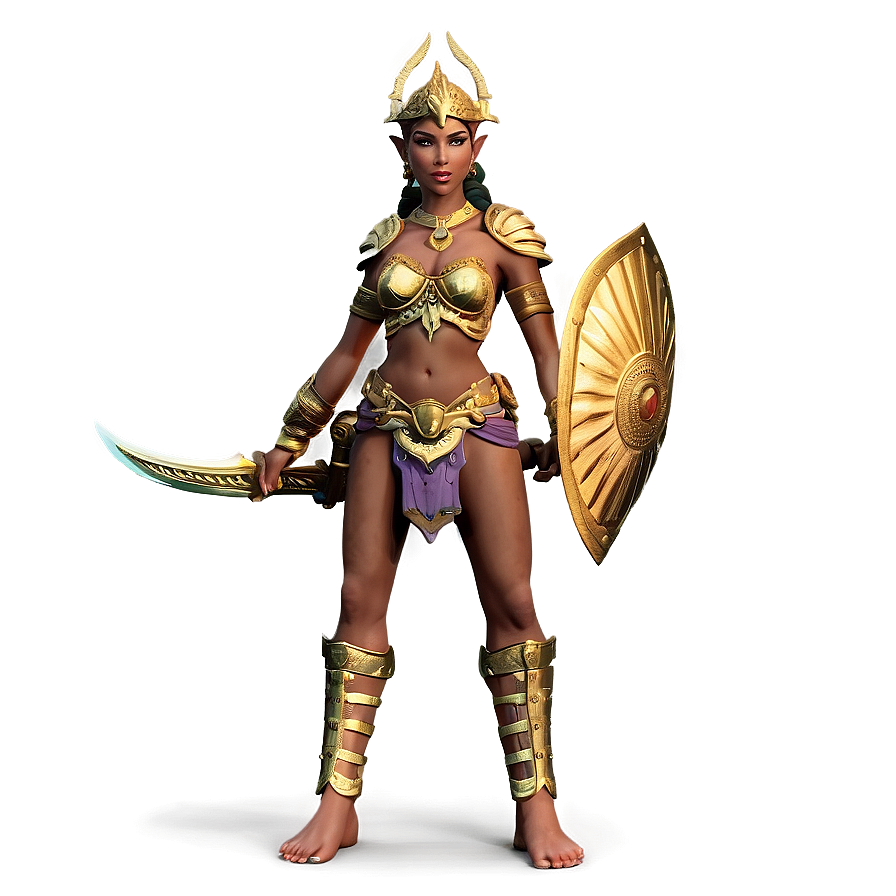 Warrior Goddess Artwork Png Bih34