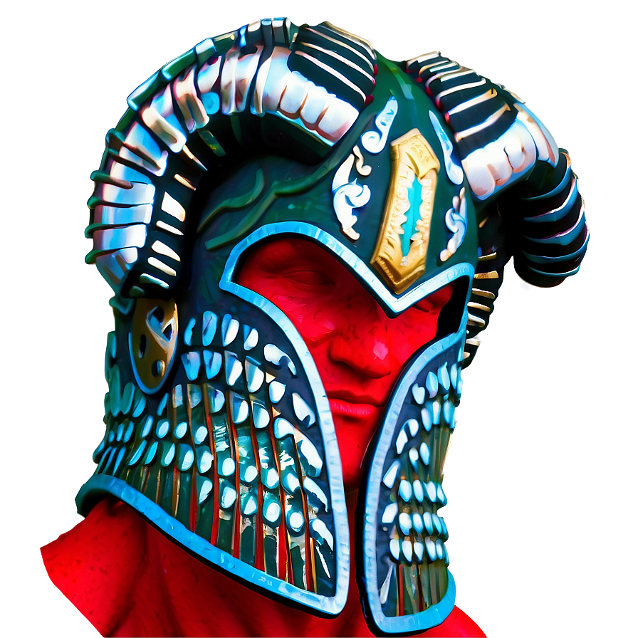 Warrior's Ram Head Helmet Png 62