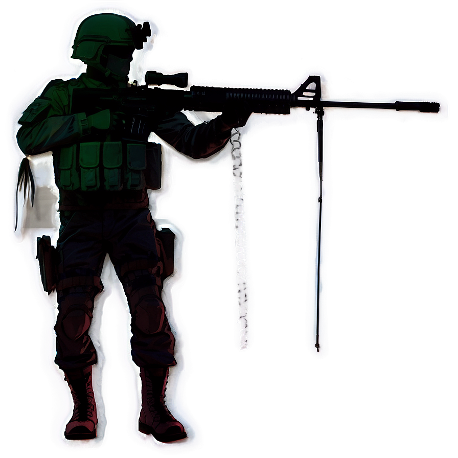 Warzone Soldier Silhouette Png Lcb30