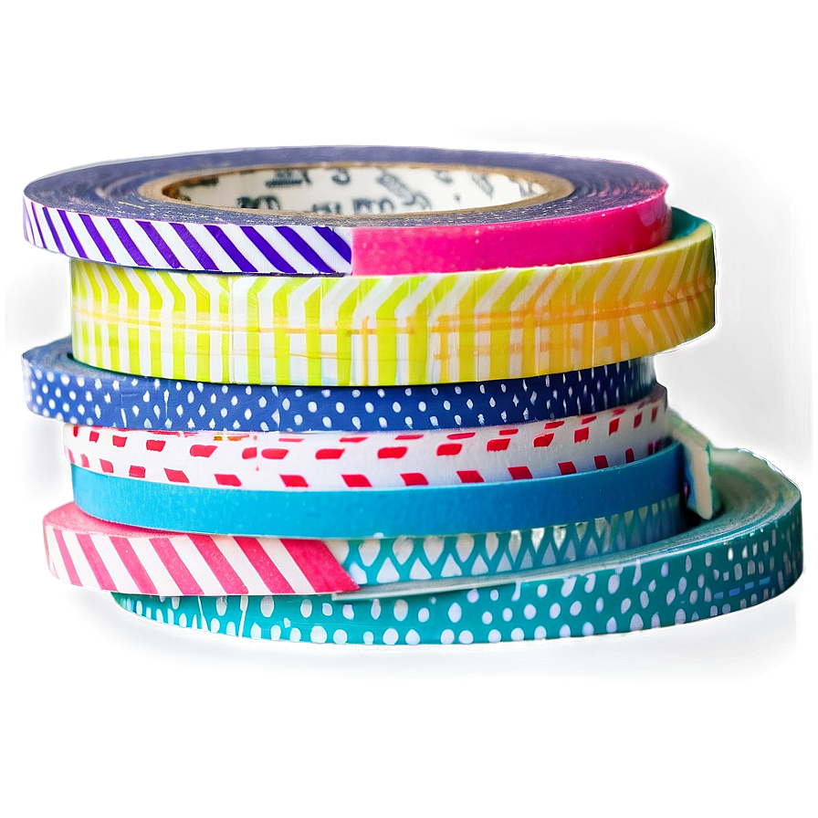 Washi Tape Wall Art Png 29