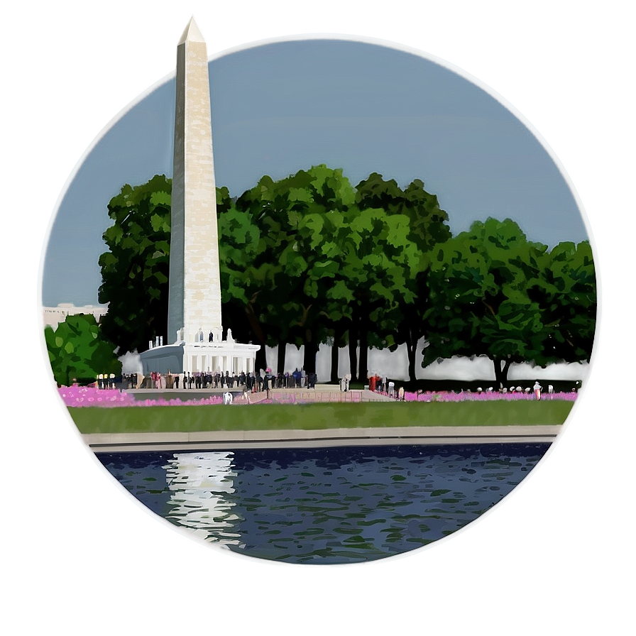 Washington Monument And Capitol Hill Combo Png Ikn