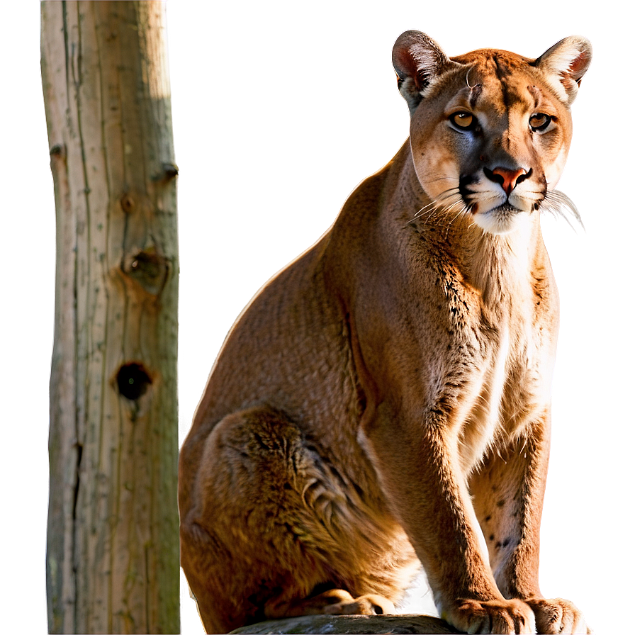 Watchful Cougar Png 41