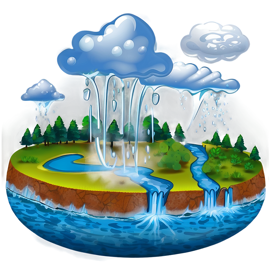 Water Cycle In Nature Png 20