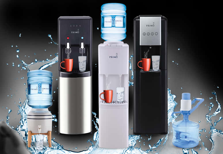 Water Dispenser Collection Splash Background