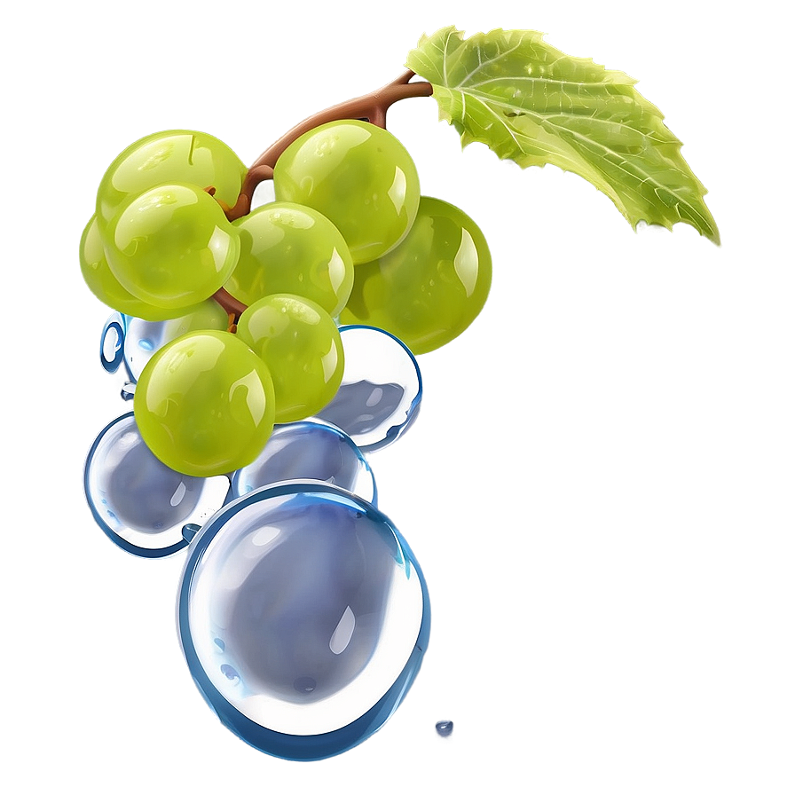 Water Droplet On Grape Png 06292024