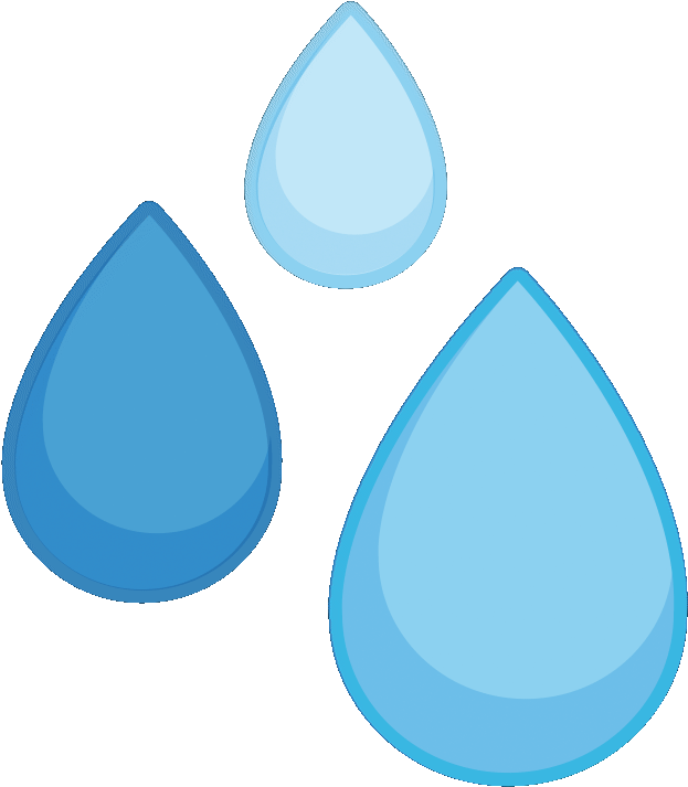 Water Drops Vector Illustration