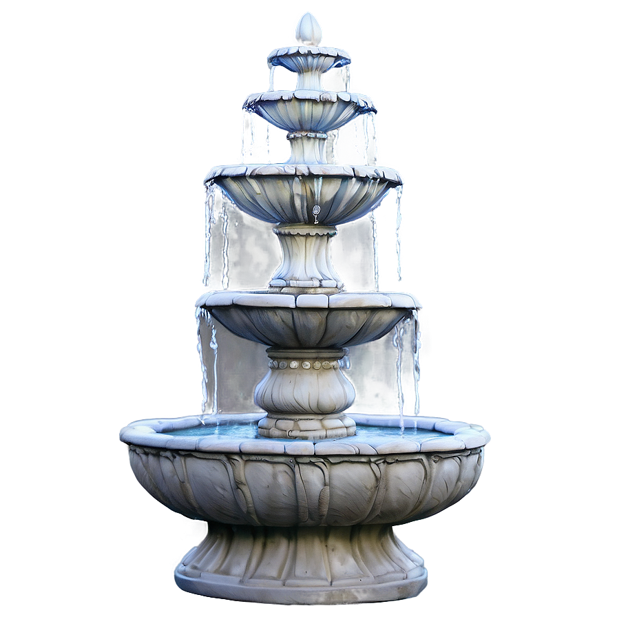 Water Fountain Statue Png Otl