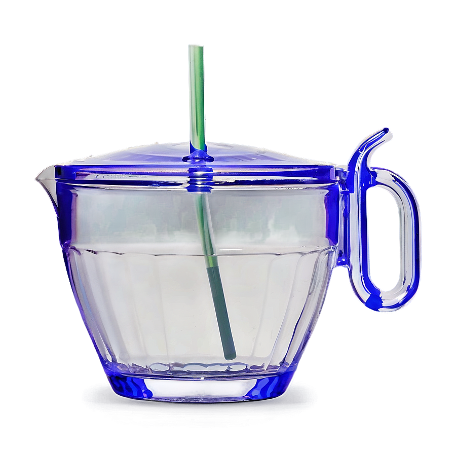 Water Jug With Straw Png 06292024